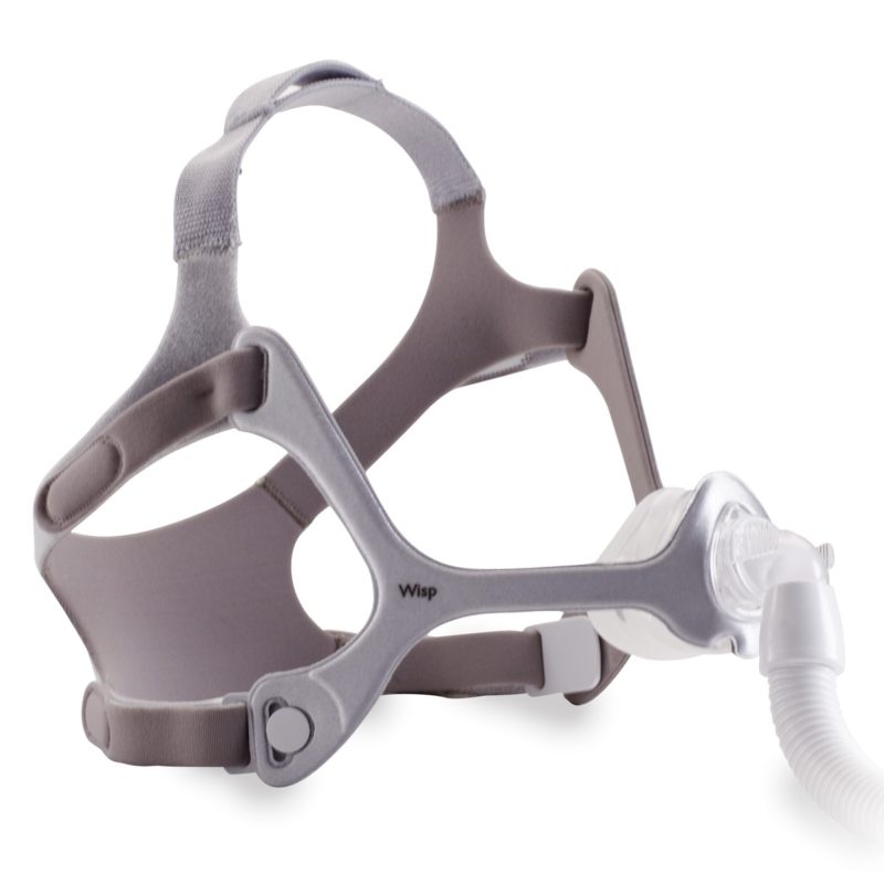 Philips Respironics Wisp Nasal Soft Fabric Or Silicone Cpap Bipap Mask With Headgear Fitpack 7357